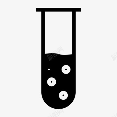 试管化学实验图标图标