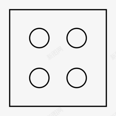 两个骰子骰子赌博游戏图标图标