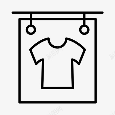 服装服装店商业图标图标