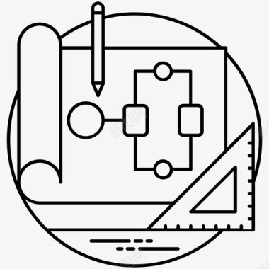 合作流程图标工作流程业务分析流程流程图标图标