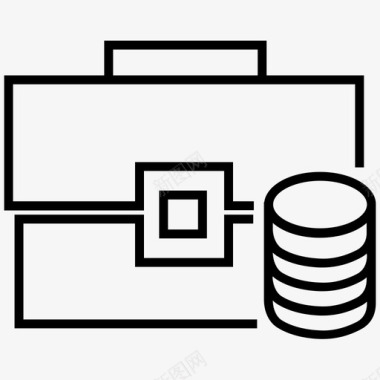 茶具组合业务财务投资图标图标