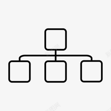 流程免扣png素材流程图管理组织图标图标