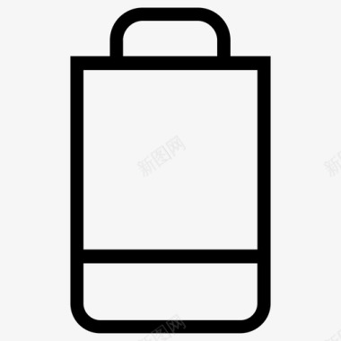 商贸商贸购物袋浅圆形图标图标