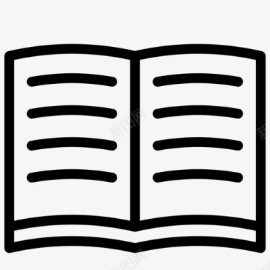手册大纲开本书签教育图标图标