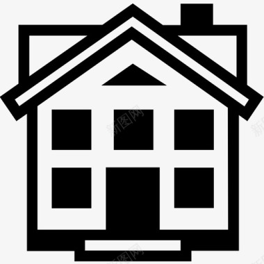 房子出租的房子出售的房子图标图标