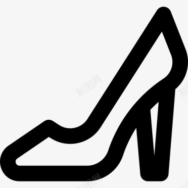 高跟鞋时尚妇女节图标图标
