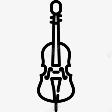 大提琴音乐音乐节图标图标
