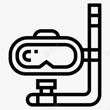 竞赛计时器图标潜水竞赛面罩图标图标