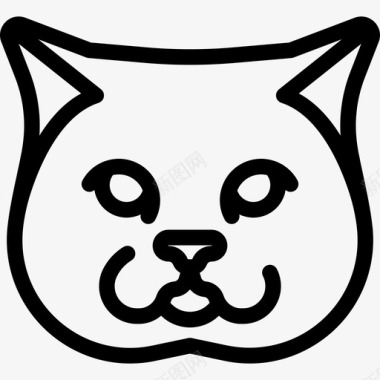英国短毛猫动物猫科动物图标图标