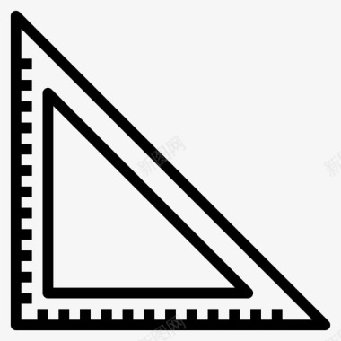 三角尺教育学习图标图标