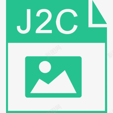 大写字母Jj2c图标