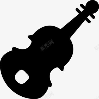小提琴音乐音乐和乐器图标图标