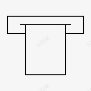 矢量网络支付atm取款atm机现金图标图标