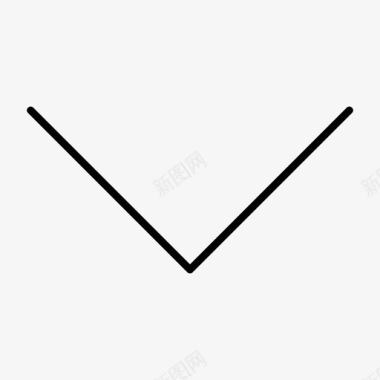 箭头符号向下箭头插入符号V形符号图标图标