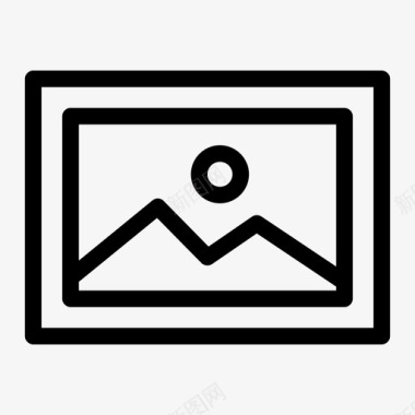 UI边框图像照片图标图标