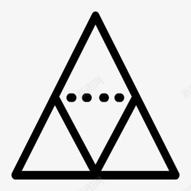 三角形几何体多边形图标图标