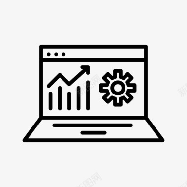 笔记本电脑边框业务分析分析图形图标图标