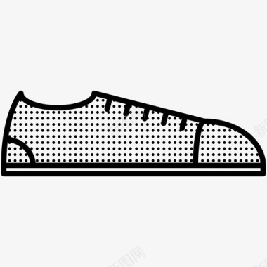 运动鞋鞋子衣服星罗棋布图标图标