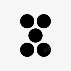 圈数五点圈数图标高清图片