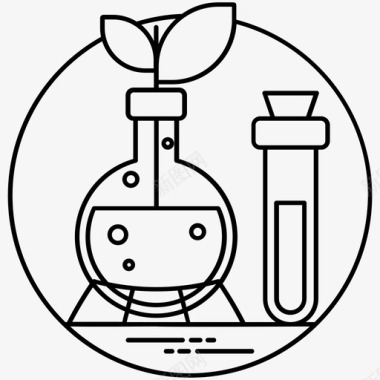 其他生物植物研究生物技术植物学实验图标图标