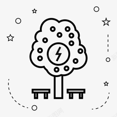 极地生物林业生物量能源图标图标