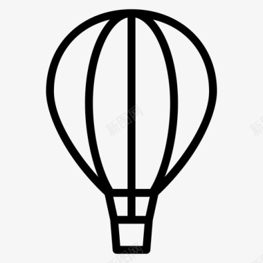 热气球热气球运输运输工具概述图标图标