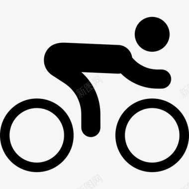 自行车赛体育奥运会图标图标