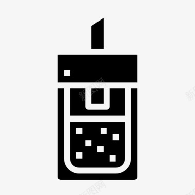 简单糖浆咖啡液态糖图标图标