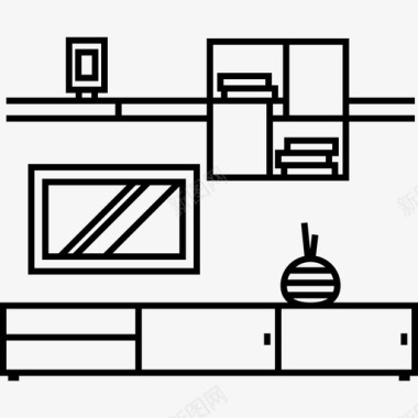 现代家具组合家具现代家具图标图标