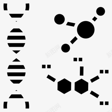 DNAdna生物学基因工程图标图标