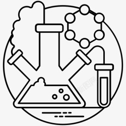 产品化采购产品化学化学烧瓶实验室设备图标高清图片