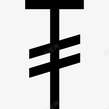 蒙古三叉戟象征世界货币线形图标图标