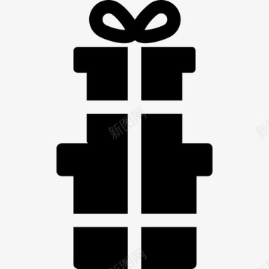 礼品盒圣诞装图标图标