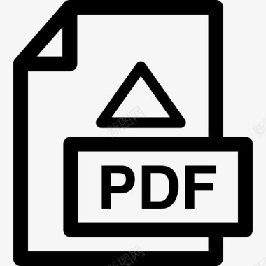 PDF文件格式PDF文件计算机最小界面和web图标图标