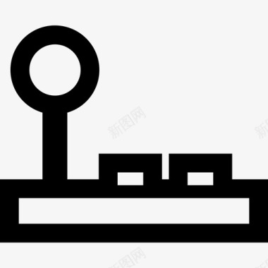 园林背景板操纵杆控制台控制器图标图标