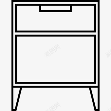 观赛台黑看台现代家具图标图标