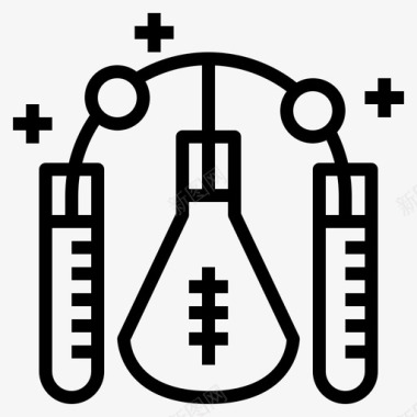 趣味测试化学测试试管图标图标