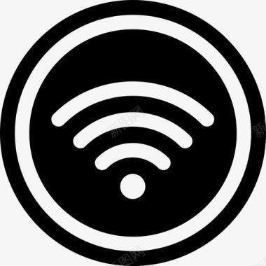 Wifi按钮技术无线网络图标图标