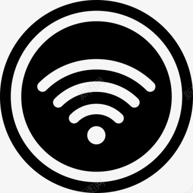 WIFI网络Wifi按钮技术无线网络图标图标