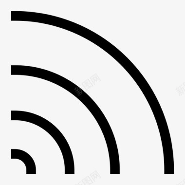 WIFI网络网络连接热点图标图标