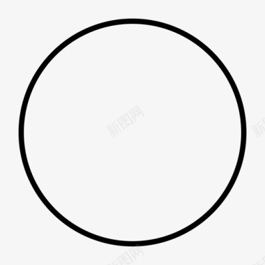 圆形状圆圆形状简单的圆图标图标