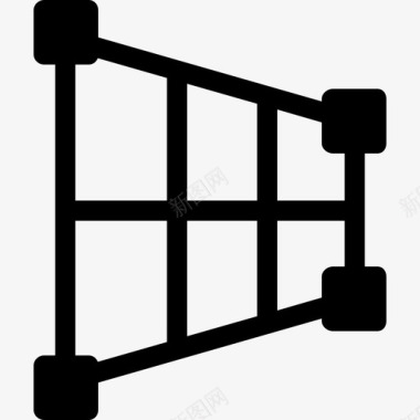 可编辑源文件裁剪透视图界面图像编辑器工具图标图标