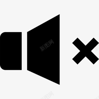 关闭声音01音频音频关闭音乐图标图标
