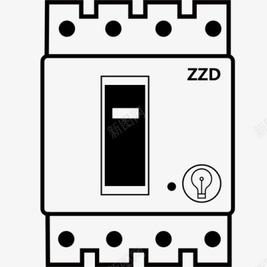 主图标照明柜主断路器图标