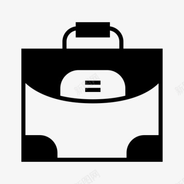 公文包行李手提包图标图标
