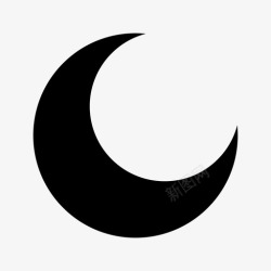 夜班夜晚月亮夜班图标高清图片