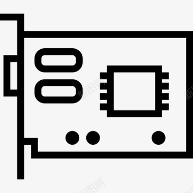 浴室用品套件视频卡技术和设备套件线性图标图标