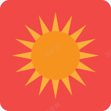 自然太阳自然太阳图标系列图标