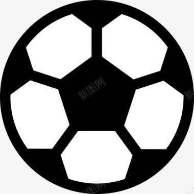 足球运动线性色彩健身元素图标图标