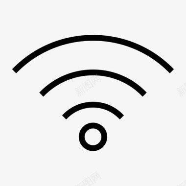 WIFI网络wifi连接热点图标图标